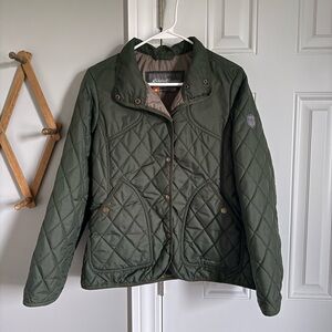 Eddie Bauer Olive Quilted Jacket